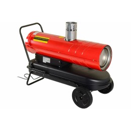 Тепловые пушки Ресанта ТДПН-30000 67/1/12 Тепловая дизельная пушка { дизельная не прямого нагрева, 220В, 30кВт, бак 50л, 760 м3/час, расход 2,4 кг/час, 1330x568x1028, 44,2 кг }